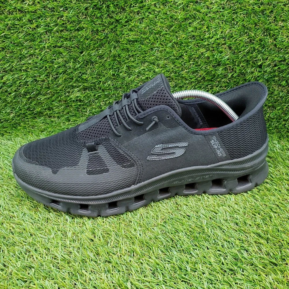 Skechers Glide-Step Pro SR SIZE 10.5 Men's Slip Resistant Work Shoes Black